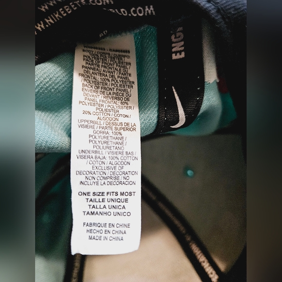 Nike True LeBron James Prohibition Snapback Teal Blue Hat Diffused Jade Cap - Picture 10 of 13